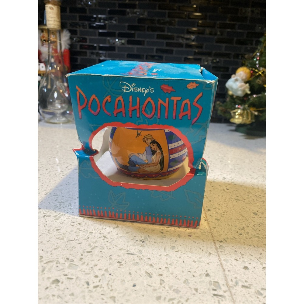 Vintage Disney Pocahontas John Smith Rauch Industries Ornament Christmas Tree